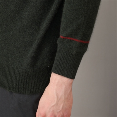 秋冬男士羊绒衫半高领短款式毛衣图片GQ3013