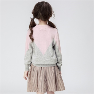 秋冬女童款式打底图片羊绒衫套头保暖毛衣