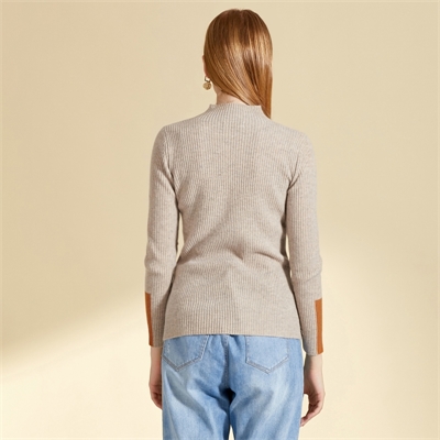 新款秋冬羊绒衫款式纯色宽松图片